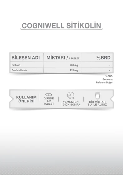 goodday Cogniwell Sitikolin 30 Tablet - 6