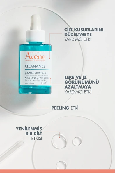 Avene Cleanance Cilt Kusurları Karşıtı A.H.A İçeren Peeling Etkili Serum 30 ml - 3