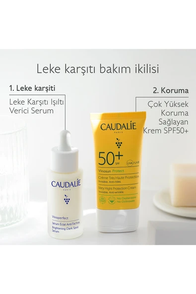 Caudalie Vinoperfect Leke Karşıtı Ikili Set - Vinoperfect Serum 30 ml Vinosun Fluid Krem 25 ml Hediye! - 3