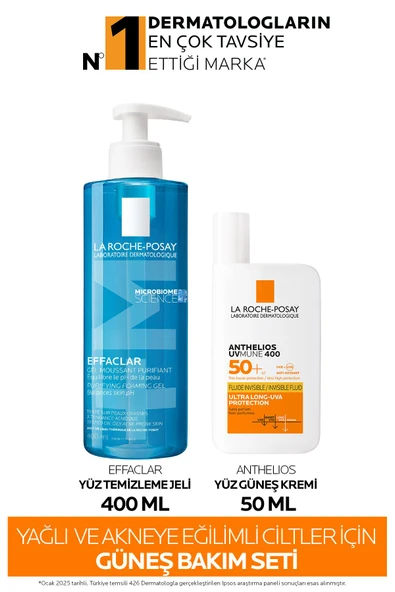 La Roche Posay Yağlı ve Akneye Eğilimli Ciltler için Güneş Bakım Seti ürün görseli 1