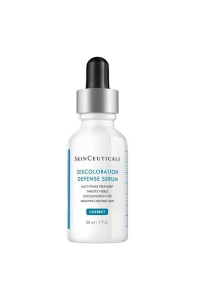 SkinCeuticals Eşit, aydınlık cilt görünümü Discoloration Defense Serum 30 ML Leke Serumu