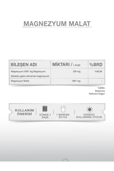 goodday Magnesium Malat Plus M 250mg 30 Saşe - 4