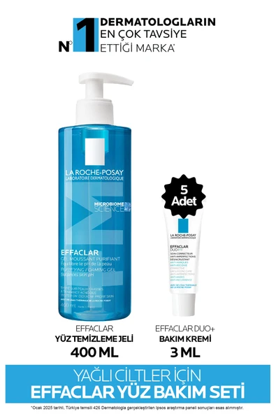La Roche Posay Effaclar Yağlı ve Sivilceye Eğilimli Ciltler İçin Cilt Bakım Seti ürün görseli 1