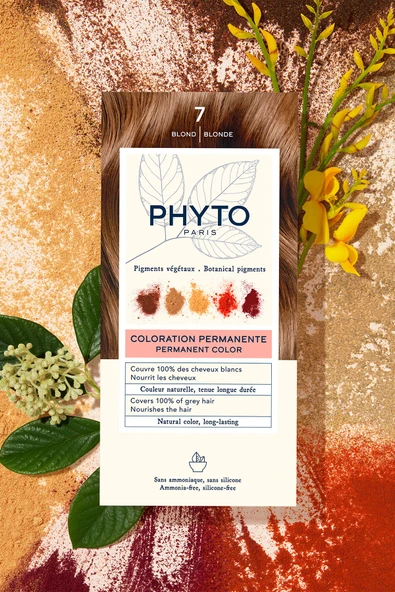 Phyto Phytocolor 7 Kumral Amonyaksız Kalıcı Bitkisel Saç Boyası - 5