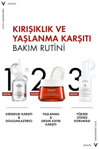 Vichy Liftactiv Supreme H.a Epidermic Filler Serum 30 ml - Resim 7