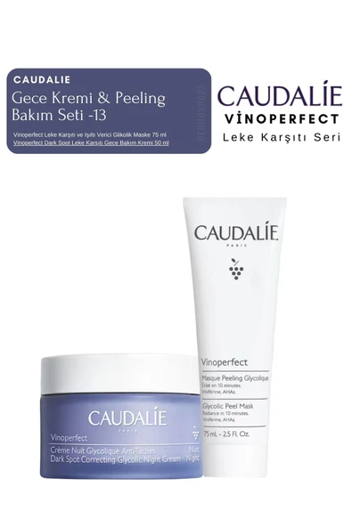 Caudalie Vinoperfect Leke Bakım Seti -13 | Gece & Peeling Orijinal Boy ürün görseli 1