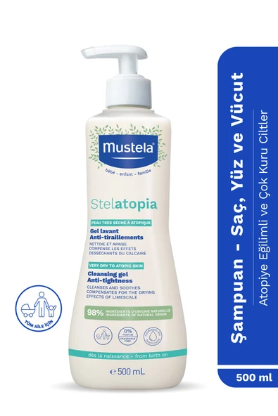 Mustela Stelatopia Cleansing Gel Şampuan 500 ml