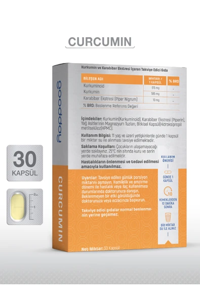 goodday CURCUMİN 30 KAPSÜL - 3