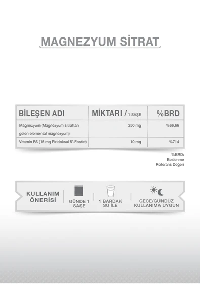 goodday MAGNESIUM PLUS S (MAGNEZYUM SİTRAT) & P5P - Resim 4