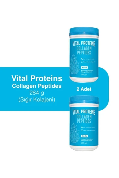 Vital Proteins Collagen Peptides Toz Kolajen 2 Adet Tip 1 & 3 Kas, Cilt, Saç Desteği 284 gr ürün görseli