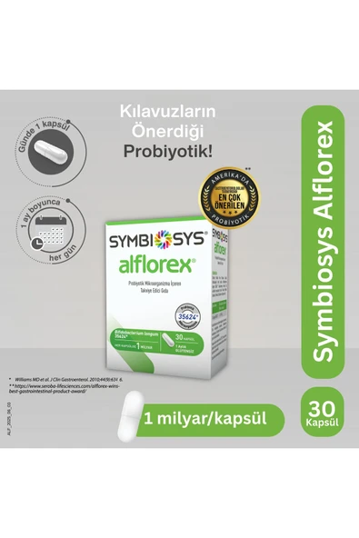 Alflorex Symbiosys Probiyotik 30 Kapsül - 3