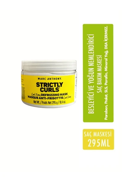 MARC ANTHONY Strictly Curls Nemlendirici Besleyici Maske 295 ml