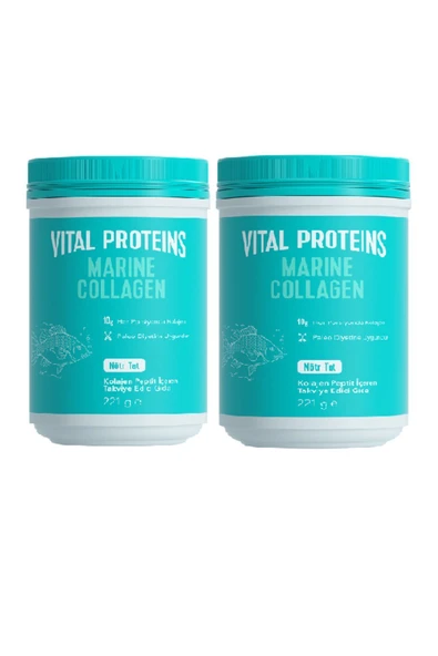 Vital Proteins 2'li Fırsat Nestle Marine Collagen Nötr Tat 221 gr ürün görseli 1