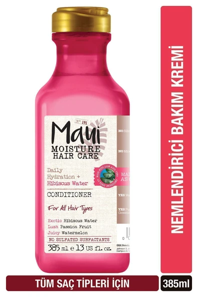 Maui Nemlendirici Hibiscus Saç Bakım Kremi 385 ml