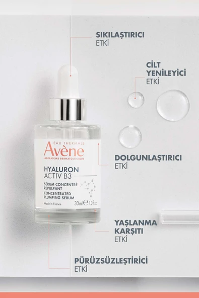 Avene Hyaluron Activ B3 Hyaluronik Asit ve Niasinamid İçeren Hücre Yenileme Etkili Serum 30 ml - 4