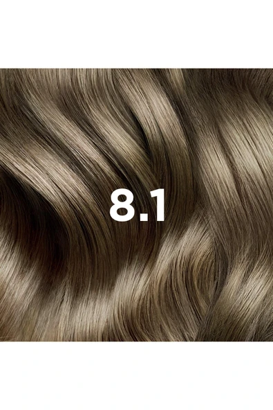 Phyto Color Amonyaksız Kalıcı Doğal Içerikli Bitkisel Saç Boyası 8.1 Küllü Sarı - 6