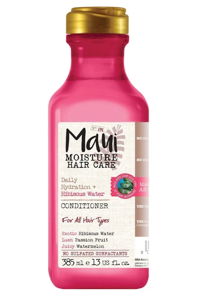 Maui Nemlendirici Hibiscus Saç Bakım Kremi 385 ml - 2