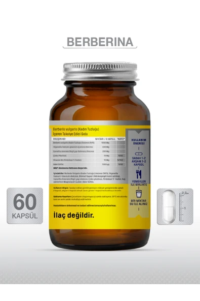 goodday Berberina Kapsül %95 Berberin Içeren Besin Takviyesi - 2