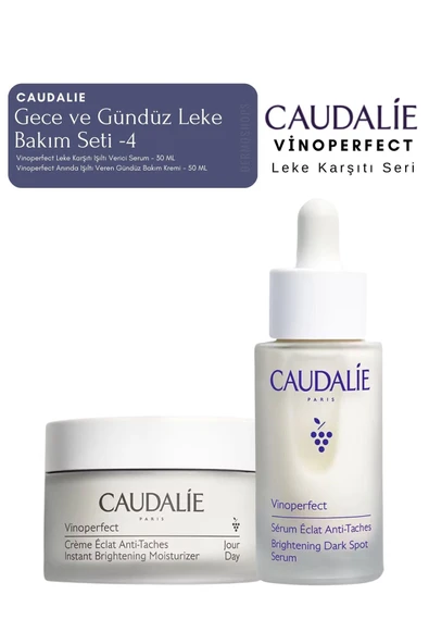 Caudalie Vinoperfect Leke Bakım Seti -4 | Gündüz KREMİ & SERUM Orijinal Boy ürün görseli 1