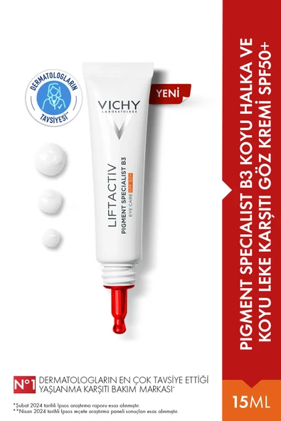 Vichy Liftactiv Pigment Specialist B3 SPF50+ Göz Bakım Kremi