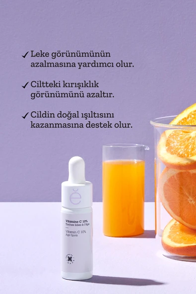 Etat Pur Pure Active Saf Vitamin C %10 Koyu Leke Aydınlatıcı Yaşlanma Karşıtı Konsantre Bakım Serumu 15 mL - 7