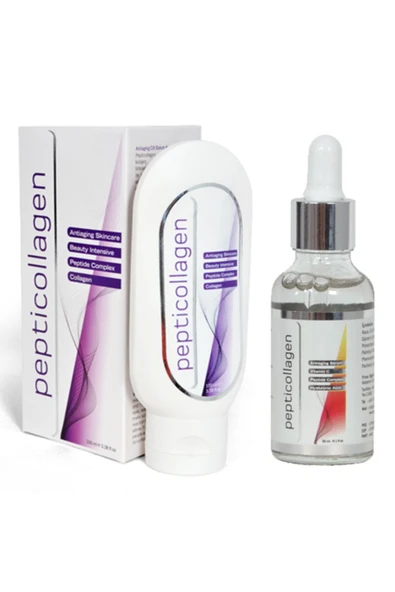 PeptiCollagen Antiaging Cilt Bakım Seti | Krem & Serum