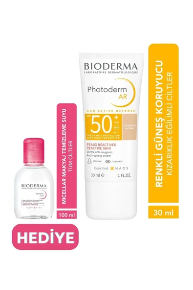 Bioderma Hassas Cilt Bakımı AR Güneş | Sensibio H2 O Hediye 100 Ml ürün görseli 1