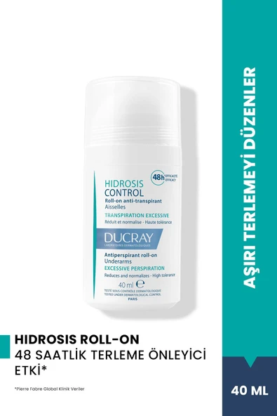Ducray Hidrosis Control Roll-on Anti-transpirante 40 ml