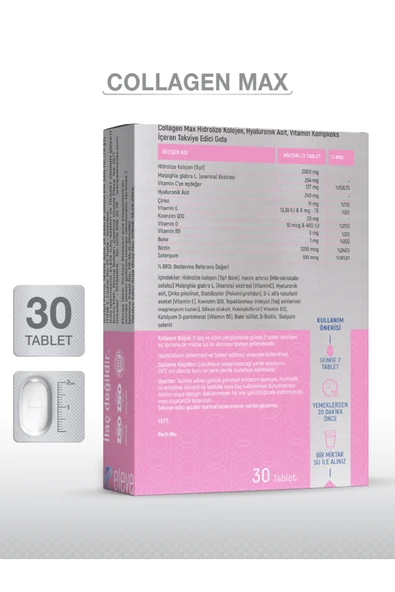 goodday Collagen Max 30 Tablet 2000mg Balık Kolajeni - Resim 3