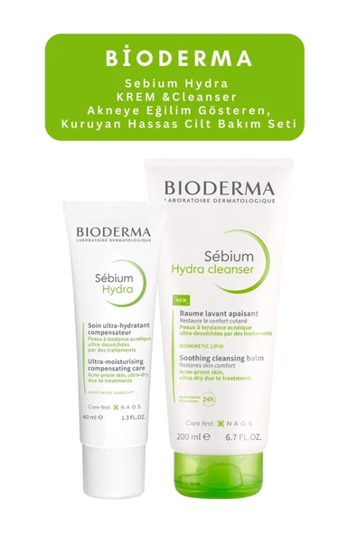 Bioderma Sebium Hydra Akne Bakım | Akneye Eğilim Gösteren, Kuruyan Hassas Cilt Bakım Seti ürün görseli 1