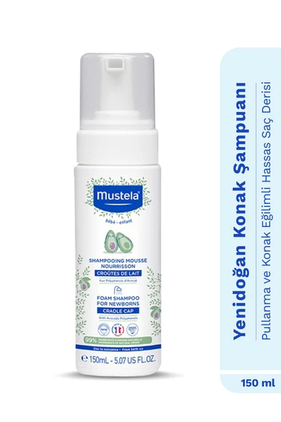 Mustela Yenidoğan Köpük Şampuan 150 ml