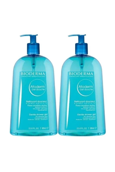 Bioderma Atoderm Shower Gel 1 Lt 2 Adet