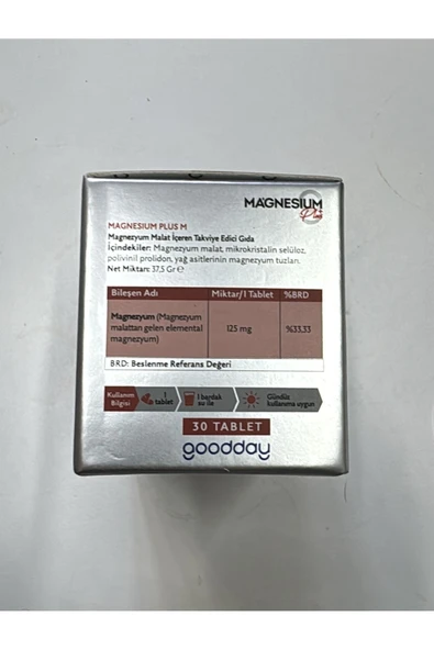 goodday Magnesium Plus Duo 60 Tablet - Resim 3