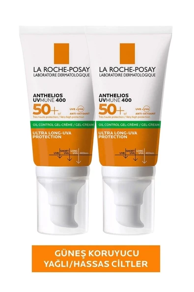 La Roche Posay Anthelios Yağlı Ciltler Için Yüksek Korumalı Yüz Güneş Kremi Set 50 Ml X 2 Adet ürün görseli 1