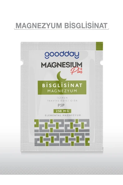 goodday Magnesıum Plus g Magnezyum Bisglisinat  p5p