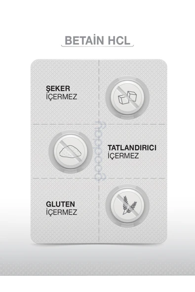 goodday Betain Hcl Pepsin 60 Kapsül Besin Takviyesi - 6