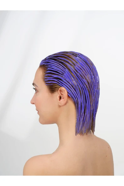 Phyto Purple Saç Bakım Seti Kadın – Mor Şampuan ve Onarıcı Maske, Sarı ve Gri Boyalı Saçlar İçin - 4