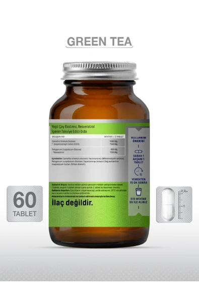 goodday Green Tea Resveratrol 60 Tablet - 2
