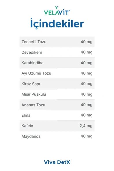 Velavit Viva DetX 5'li Shot - 2