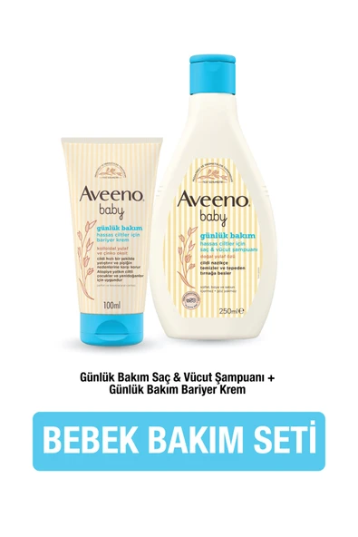 AVEENO Baby Şampuan+ Bariyer Krem - 1