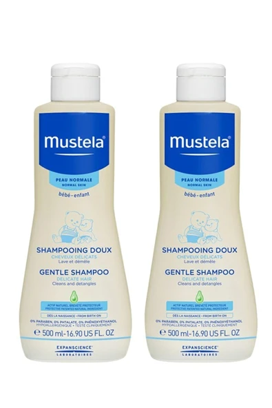 Mustela Gentle Bebek Şampuanı 500 Ml X 2 Adet