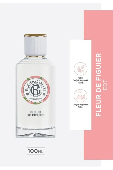Roger&Gallet Fleur De Figuier Edt Incir Ve Greyfurt Içeren Çiçeksi Meyvemsi Parfüm 100 ml