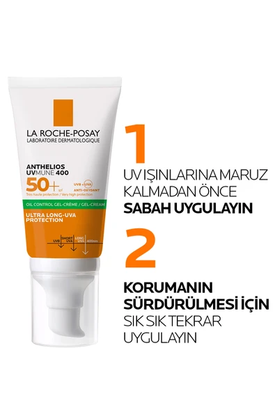 La Roche Posay Parlama Karşıtı Cilt Bakım Seti: Yağlı Ciltler İçinAnthelios Oil Control Gel Cream &Termal Su 50ML - 6