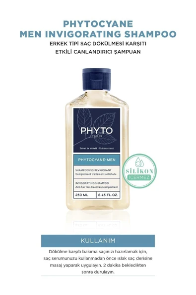 Phyto Cyane Erkek Tipi Kronik Saç Dökülmesine Karşı Bakım Serumu & Saç Dökülmesi Karşıtı Şampuan Seti - 3