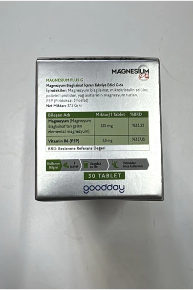 goodday Magnesium Plus Duo 60 Tablet - Resim 2