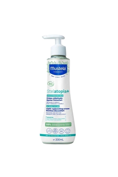 Mustela Stelatopia Lipit Yenileyici Krem 300 ml Stelatopia Şampuan 200 ml 3504105038656 - 2