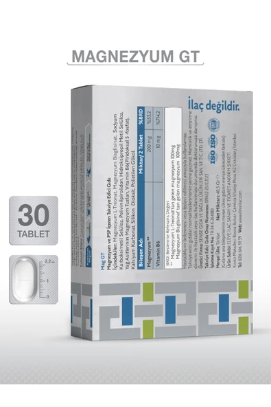 goodday Magnesıum Plus Gt (MAGNEZYUM BİSGLİSİNAT - L-TREONAT) & P5p 30 Tablet - 2