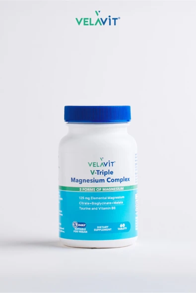 Velavit V-Triple Magnesium Complex 60 Tablet - 3