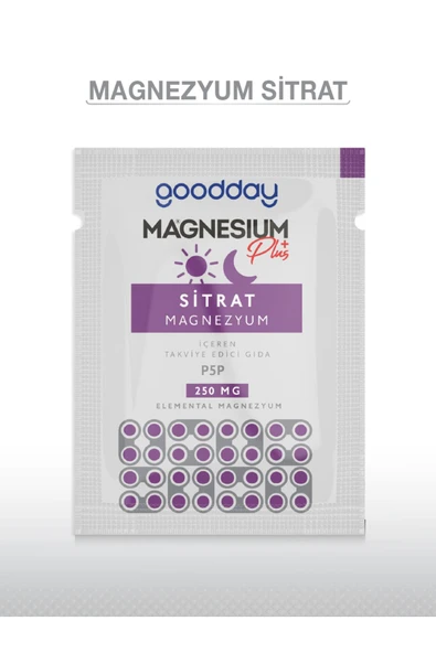 goodday MAGNESIUM PLUS S (MAGNEZYUM SİTRAT) & P5P ürün görseli 1