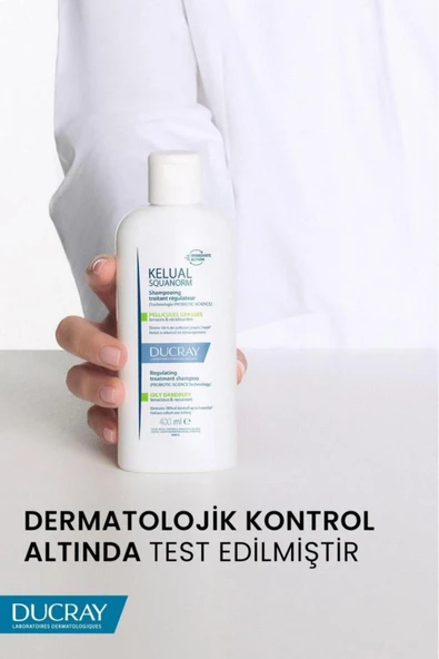 Ducray Kelual Squanorm Yağlı Saçlar için Kepek Şampuanı 400 ml - 3